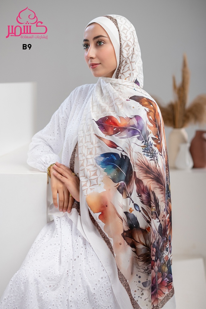 Printed Modal Scarf  B9
