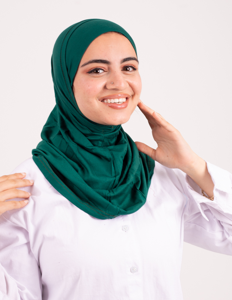 مصنع كشمير تلبيسه حجاب قطعتين بدون خياطة  جنزاري