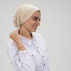 Beige Jamila Turkish Inner cap