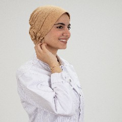 Beige Jamila Kuwaiti Inner cap