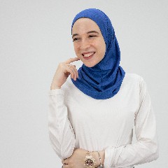 Blue Indego  Jamila Small Headscarf