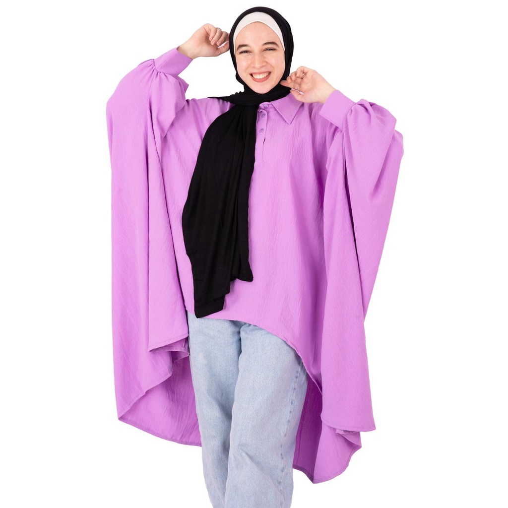 Lavender Poncho