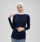 Navy Jamila Body Sabrina Sleeve