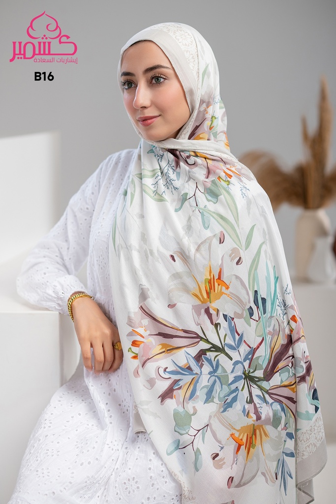 Printed Modal Scarf  B16