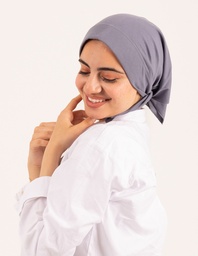 [ مصنع جميلة بندانا مثلث رمادى غامق] Dark Gray Jamila Triangular Bandana