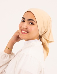 [ مصنع جميلة بندانا مثلث بيج] Beige Jamila Triangular Bandana