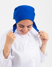 [ مصنع جميلة بندانا مثلث ازرق] Blue Jamila Triangular Bandana