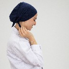 [ مصنع جميلة بونية تركي كحلى] Navy Jamila Turkish Inner cap