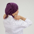 [مصنع جميلة بونية تركي موف بتنجاني] Eggplant Purple Jamila Turkish Inner cap