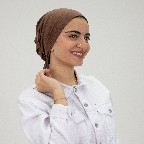 [بونيه تركى مصنع جميله بنى] Brown  Jamila Turkish Inner cap