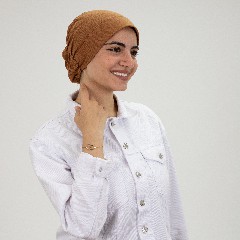 [مصنع جميلة بونية كويتى جملي] Light Brown Jamila Kuwaiti Inner cap