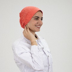 [مصنع جميلة بونية كويتى بطيخى] Watermelon Pink Jamila Kuwaiti Inner cap