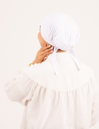 [مصنع جميلة بونية مبطن برباط ابيض] White Padded Inner cap with lace