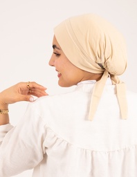 [مصنع جميلة بونية مبطن برباط بيج] Beige Padded Inner cap with lace