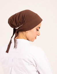 [مصنع جميلة بونية مبطن برباط بني] Brown Padded Inner cap with lace