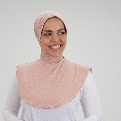 [مصنع جميلة تلبيسه بونية رقبه بدعامه بادي روز] Body Rose Jamila Headscarf neck with doaama
