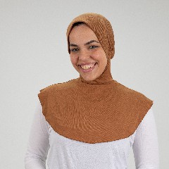[مصنع جميلة تلبيسه بونية رقبه بدعامه شوكو] Choco Jamila Headscarf neck with doaama