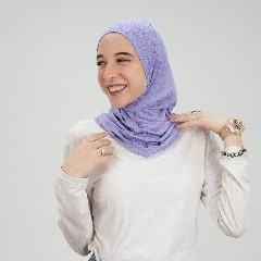 [مصنع جميلة تلبيسه حجاب صغير لافندر] Lavender  Jamila Small Headscarf