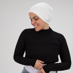 [مصنع التوبة بادي نص بادي كم اسود] Black Crop Top Long Sleeve