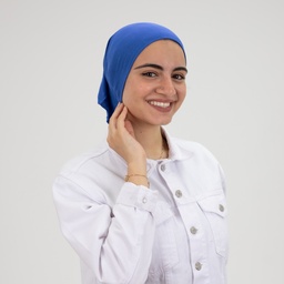 [مصنع التوبة بندانا سورى مفتوحه ازرق زهرى] Blue  Open Syrian bandana