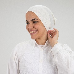 [مصنع التوبة بندانا سورى مقفوله اوف وايت ] Off White Closed Syrian bandana