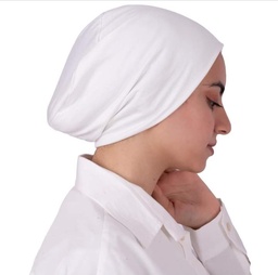 [بونية بدون خياطه اوف وايت] Off white inner cap without sewing