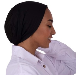 [بونية بدون خياطه اسود] Black inner cap without sewing