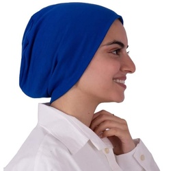 [بونية بدون خياطه ازرق زهرى] Blue inner cap without sewing