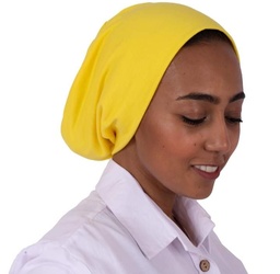 [بونية بدون خياطه اصفر ليمونى] Lemon yellow inner cap without sewing