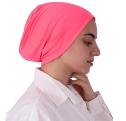 [بونية بدون خياطه بينك فسفورى] Phosphoric pink inner cap without sewing