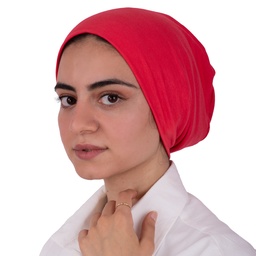 [بونية بدون خياطه بطيخى] Watermelon pink inner cap without sewing