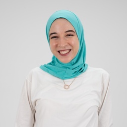 [مصنع التوبة تلبيسه حجاب صغير فيروزى فاتح] Turquoise Small Headscarf 