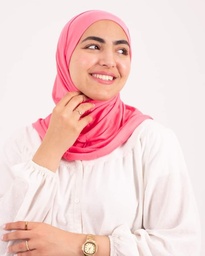 [مصنع التوبة تلبيسه حجاب قطعتين فوشيا] Fuchsia  Headscarf With Two Piece