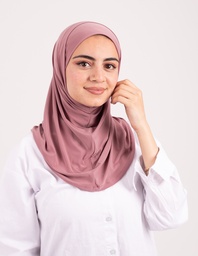 [تلبيسه حجاب قطعتين بدون خياطة  كشميرفاتح] Light Kashmeir Headscarf With Two Piece without sewing