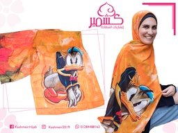 Disney scarf in orange color