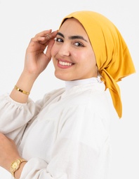 [مصنع جميلة بندانا مثلث مسطردة] Mustard Jamila Triangular Bandana