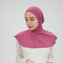 [مصنع جميلة تلبيسه بونية رقبه بدون دعامه كشمير  غامق] Dark Kashmeir Jamila Headscarf neck without doaama