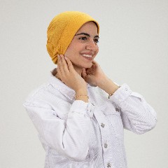 [مصنع جميلة بونية كويتى مسطردة] Mustard Jamila Kuwaiti Inner cap