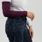 [مصنع جميلة معصم مكمل موف بتنجاني] Eggplant Purple Jamila wrist replacement sleeves