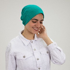 [مصنع جميلة بونية كويتى فيروزي] Light Teal Jamila Kuwaiti Inner cap