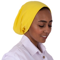 [مصنع كشمير بونية بدون خياطه اصفر] Yellow inner cap without sewing