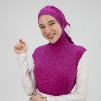 [مصنع جميلة بادي نص بادي كابيشو موف فوشيا] Mauve Fuchsia  Jamila Crop top with capishu