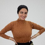 [ مصنع جميلة بادي نص بادي كم جملى] Light Brown Jamila Crop top long sleeve